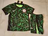 2024 Nigeria Away Green Fans Kids Soccer jersey