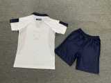 1998 England Home White Retro Kids Soccer jersey