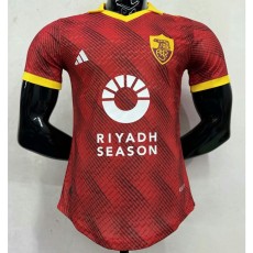 2023/24 Roma 4RD Red Player Soccer jersey