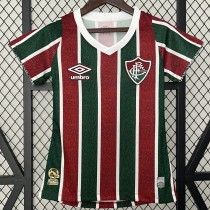 2024/25 Fluminense Home Green Fans Women Soccer jersey