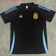 2024 Argentina Black Polo Jersey