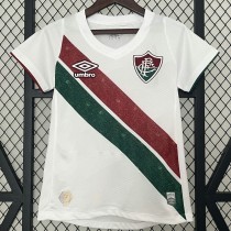 2024/25 Fluminense Away White Fans Women Soccer jersey