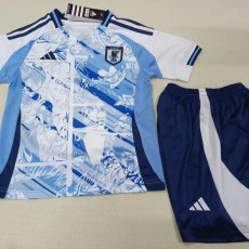 2024 Japan Special Edition Blue Fans Kids Soccer jersey