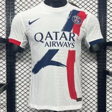 2024/25 PSG Away White Player Soccer jersey