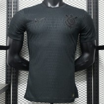 2024/25 Corinthians Away Black Player Soccer jersey