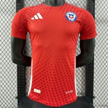 2024 Chile Home Red Player Soccer jersey