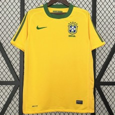 2010 Brazil Home Yellow Retro Soccer jersey