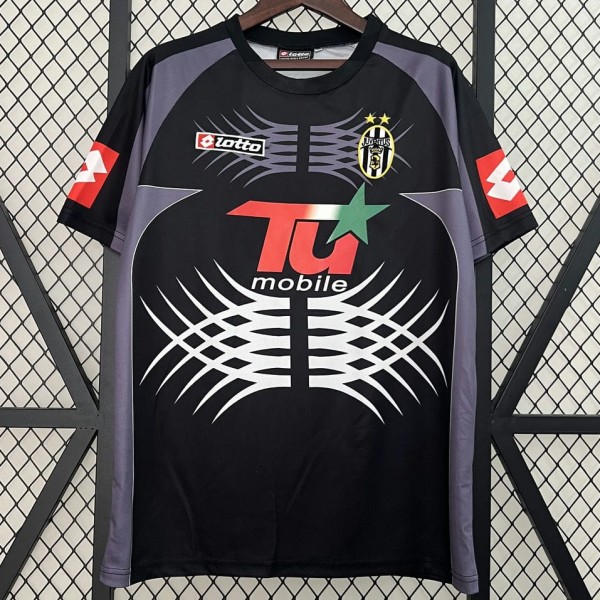 2001/02 JUV GKB Black Retro Soccer jersey