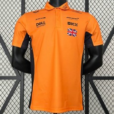 2024 England F1 Orange Polo Racing Suit