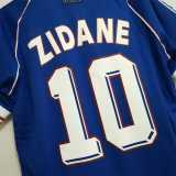 1998 France Home Retro Soccer jersey