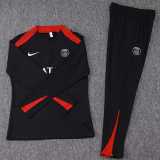 2024/25 PSG Black Half Pull Tracksuit