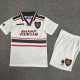 1998/99 Man Utd Away White Retro Kids Soccer jersey