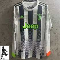 [PLAYER] 2019/20 JUV 4RD White Retro Long Sleeve Soccer jersey