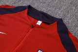 2024 England Red Half Pull Tracksuit