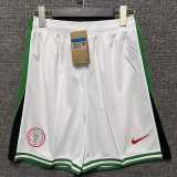 2024 Nigeria Away White Fans Soccer Shorts