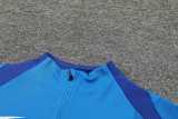 2024 Blue Half Pull Tracksuit