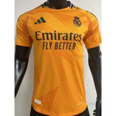 2024/25 R MAD Away Orange Player Soccer jersey
