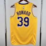 2022/23 LAKERS HOWARD #39 Yellow NBA Jerseys