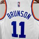 2022/23 KNICKS BRUNSON #11 White NBA Jerseys