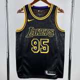 2022/23 LAKERS TOSCANO #95 Black NBA Jerseys