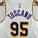 2022/23 LAKERS TOSCANO #95 White NBA Jerseys