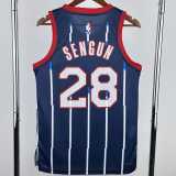 2022/23 ROCKETS SENGUN #28 Dark Blue NBA Jerseys