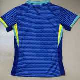 2024 Brazil Away Blue Fans Women Soccer jersey