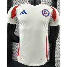 2024 Chile Away White Player Soccer jersey