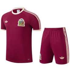 2024 Mexico Crimson Training Shorts Suit