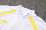 2024 White Half Pull Tracksuit