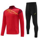 2024 Red Half Pull Tracksuit