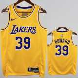 2022/23 LAKERS HOWARD #39 Yellow NBA Jerseys
