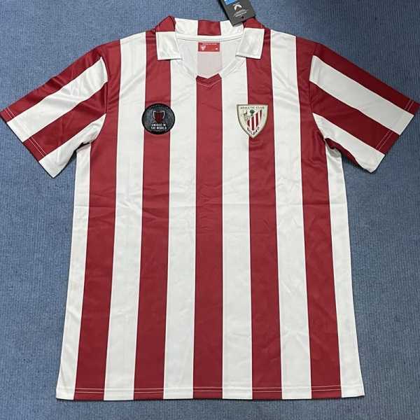 1984/85 Bilbao Home Red Retro Soccer jersey