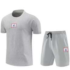 2024 Gray Training Shorts Suit