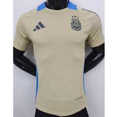 2024 Argentina Yellow Player Training Shirts