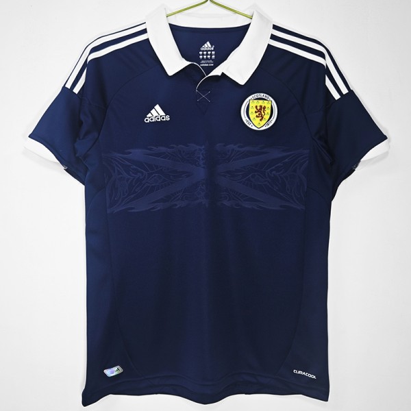 2012/13 Scotland Home Dark Blue Retro Soccer jersey