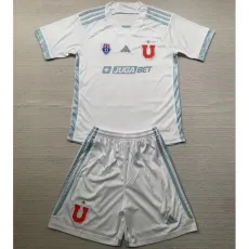2024/25 Universidad de Chile Away White Fans Kids Soccer jersey