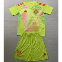 2024 Germany GKY Yellow Fans Kids Soccer jersey
