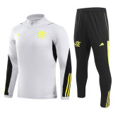 2024/25 Flamengo Gray Half Pull Tracksuit
