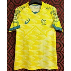 2024 Australia Home Yellow Fans Soccer jersey