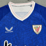 2024/25 Bilbao Away Blue Fans Soccer jersey