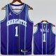 2019/20 HORNETS BALL #1 Purple NBA Jerseys