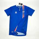 2016/17 Iceland Home Blue Retro Soccer jersey