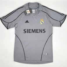 2005/06 R MAD 3RD Gray Retro Soccer jersey