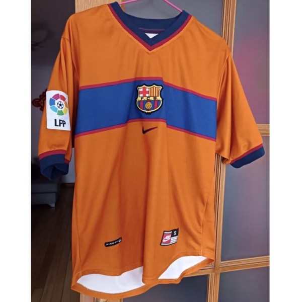 1998/99 BAR Away Orange Retro Soccer jersey