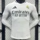 2024/25 R MAD Home White Player Long Sleeve Soccer jersey
