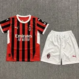 2024/25 ACM Home Red Fans Kids Soccer jersey