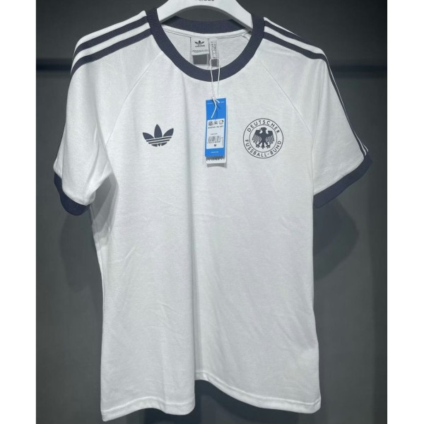 2024 Germany White Casual Cotton T-shirt