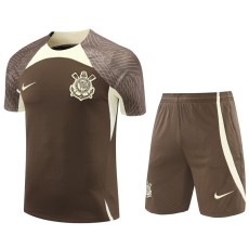 2024/25 Corinthians Brown Training Shorts Suit