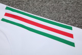 2024 Italy White Kids Half Pull Tracksuit
